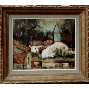 Gaston Larrieu : “chapel Of Gourby At Riviere (landes)”