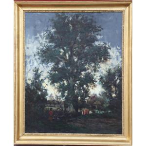 N. Grigorescu (attributed To) Barbizon School Circa 1870/80 : “the Great Oak”