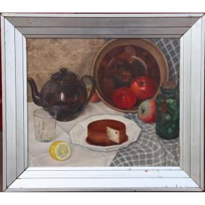 Maurice Sudan : "still Life With Cake"