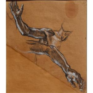 X Rene-marie Castaing : “two Studies Of Arms”