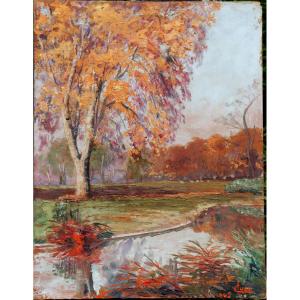 Cluze : "golden Head Park In Lyon"