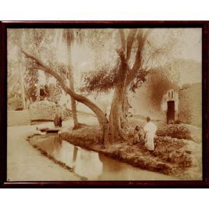 Alexandre Bougault : "children On The Banks Of The Wadi"