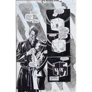 Bob Hall : "original Art Board For "it's Joker Time""