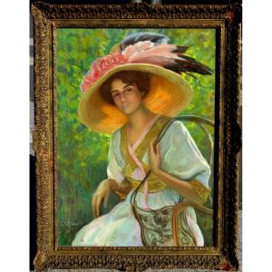 Georges Chabance Michelet : "large Pastel 1911"