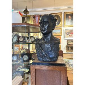 Contemporary School : "bust Of Julius Caesar Laurus"