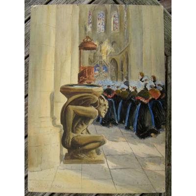 Jehanne Mazeline: Breton In Prayer To Dinan