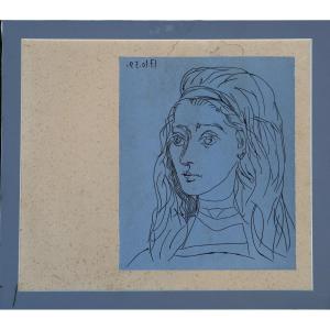 Picasso (1881-1973) : "jacqueline"