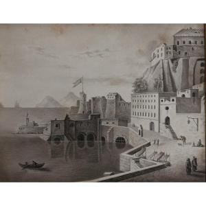 French School 181 5: "naples Harbour"