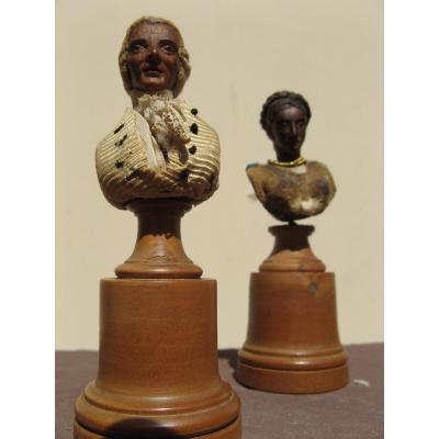 Mini Sculptures Clothes : "couples Of Marquis"