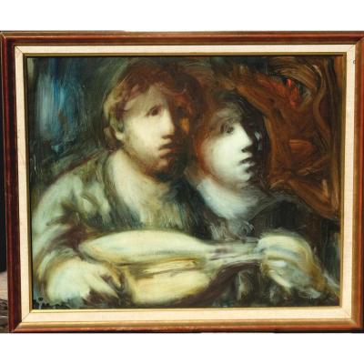 Sylvain Vigny : "couple With Mandolin"