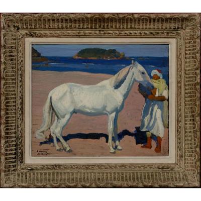 Frederic-marius De Buzon: "the White Horse"