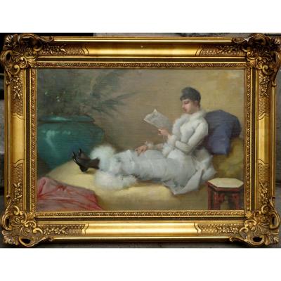 School XIX : "the Reading At The Salon"