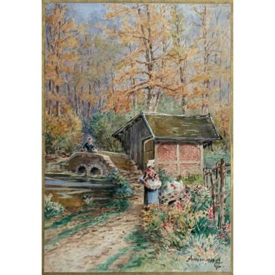 Chopin : "lavandieres At Auneau" 1925