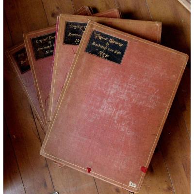 4 Albums : "originals Drawings By Rembrandt"