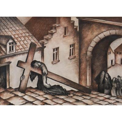 Raymond Dierickx : "brown Cross Way"