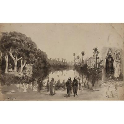 Achille Fouquier 25 : "egyptian Studies Sheet"