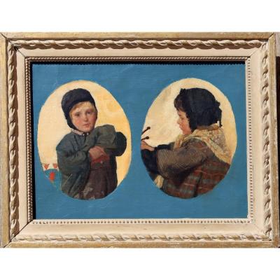 Fran9aise School 1900 : "children's Games"