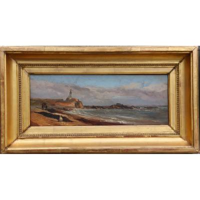 French School Circa 1860/70 : "marine A La Fortification"