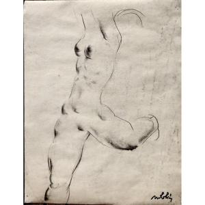 Pikko Nikolitch (1907-1979) IV : "running Nude Ii"