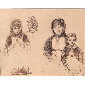 19th Century French School : "orientalist Studies"