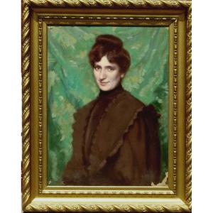 Felix Urbain Cambon : "symbolist Portrait"