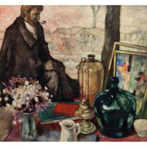 Raymond Dierickx : "the Brocanteur / Portrait At The Bridge"