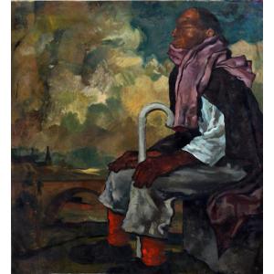 Raymond Dierickx : "the White Stick/father And Daughter"