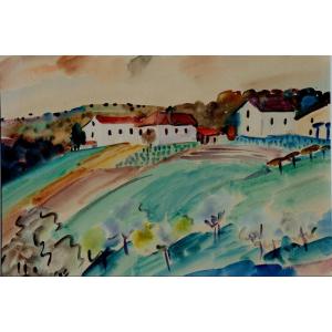 Charles-jean Aguerregaray : "farms In The Basque Countryside"