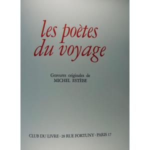 Anthology - The Poets Of Travel. Book Club, 1991, Illustrated By Michel Estèbe.