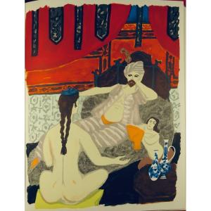 The Thousand And One Nights. Union Latine d'édition, 1964. Illustrated By Chapelain-midy.