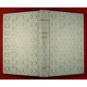 Gide (andré) - Committed Literature. Gallimard, 1950, Cardboard Paul Bonet.