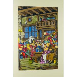 Navarre (marguerite De) - The Heptameron. Editions Du Naniyan, 1970, Illustrated By Jean Gradassi.