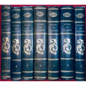 Scarron (paul) - Works Of Scarron. New Edition. 1786, 19th Century Binding.