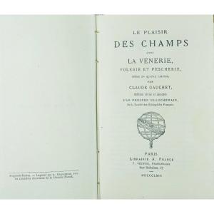 Gauchet - The Pleasure Of The Fields With Hunting, Stealing And Fishing. Janet, 1869.