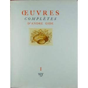 Gide (andré) - Complete Works Of André Gide. Editions Gallimard, 1953, Paperback 15 Volumes.