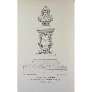 Badel (émile) - The Monuments Of Haroué: Bassompierre And Beauvau, Gérard And Pouget. 1897.