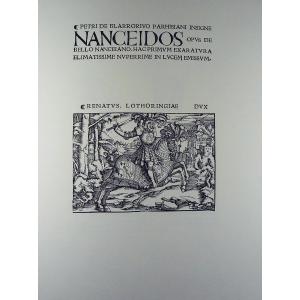 Blarru (pierre De) - La Nancéide. Imprimerie Berger-levrault, 1978. Reissue.