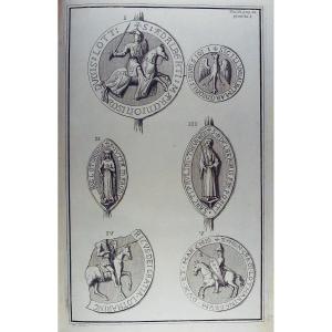 Dom Calmet (augustin) - Remarks On The Seals Engraved In The History Of Lorraine. 1728.