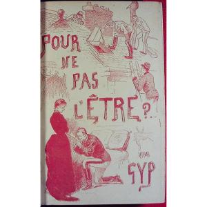 Gyp - To Not Be. Bibliothèque-charpentier, 1887, Full Purple Morocco Binding, Signed.