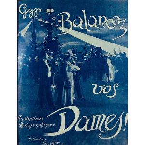 Gyp - Rock Your Ladies! Nilsson Per Lamm, 1900, Full Purple Morocco Binding Signed Bézard.