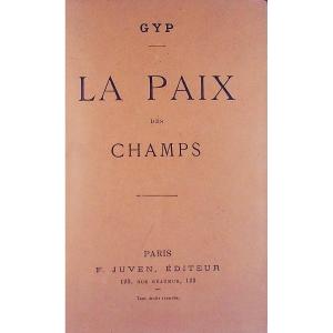 Gyp - The Peace Of The Fields. F. Juven, 1900, Full Purple Morocco Binding Signed Bézard.