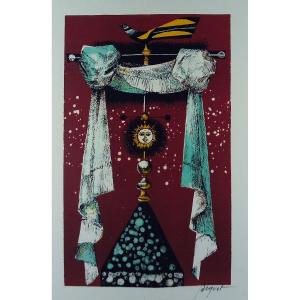 Jacquot (pierre) - Greeting Card. Nancy, Jean-pierre Couture, Circa 1960, 6 Lithographs.