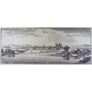Merian - Perspective View Of Toul. Sl (frankfurt), Se (gaspar Mérian), Circa 1655.
