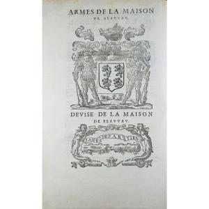 Saincte Marthe (scevole And Louys) - Genealogical History Of The House Of Beauvau. 1626, Bound.