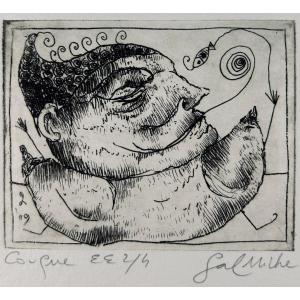 Galmiche (stéphane) - Couque. At The Author's, 2009; 70/85 Mm, Etching.