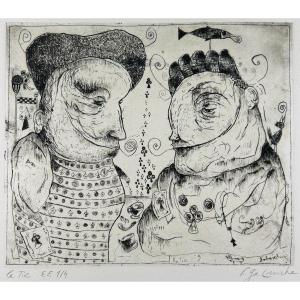 Galmiche (stéphane) - Le Tic. At The Author's, Around 2000; 140/170 Mm, Etched.