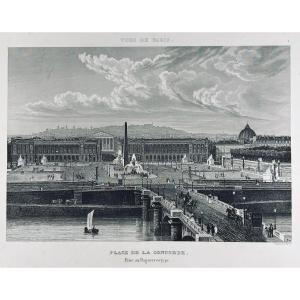 Chamouin - Collection Of Daguerreotype Views Of Paris. Chamouin, 1850, Hardback.
