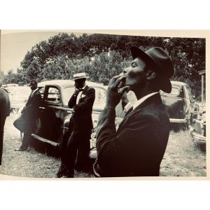[photograph] - Bosquet And Frank - The Americans. Delpire, Essential Encyclopedia, 1958.