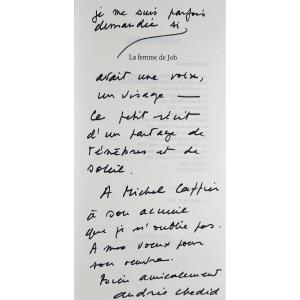 Chedid (andrée) - Job's Wife. Maren Sell / Calmann-lévy, 1993, Sent By The Author.
