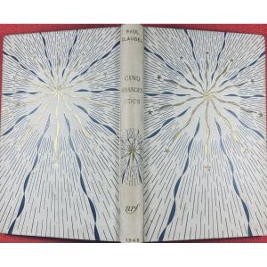 Claudel (paul) - Five Great Odes. Gallimard, 1948, Hardcover After Paul Bonet.